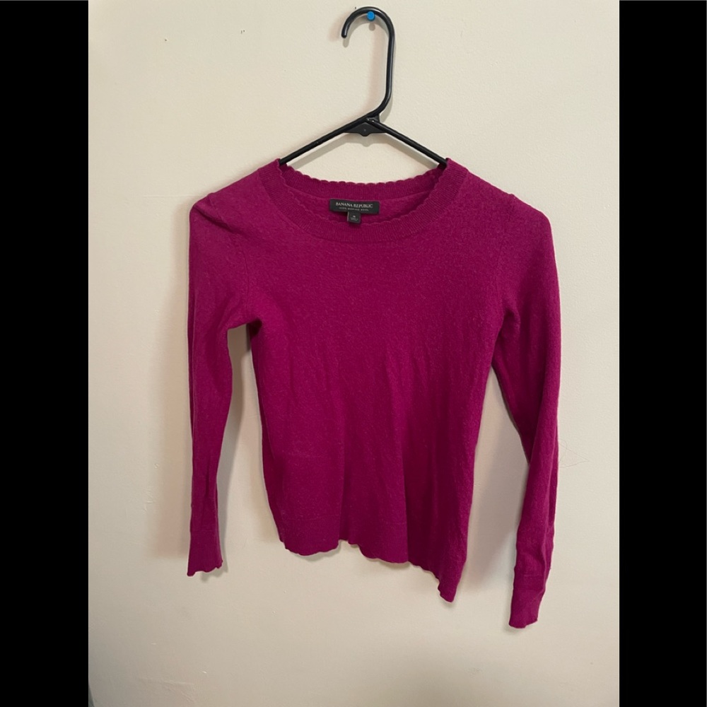 Berry Banana republic sweater